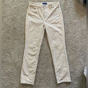 Cream/tan corduroy Talbot pants